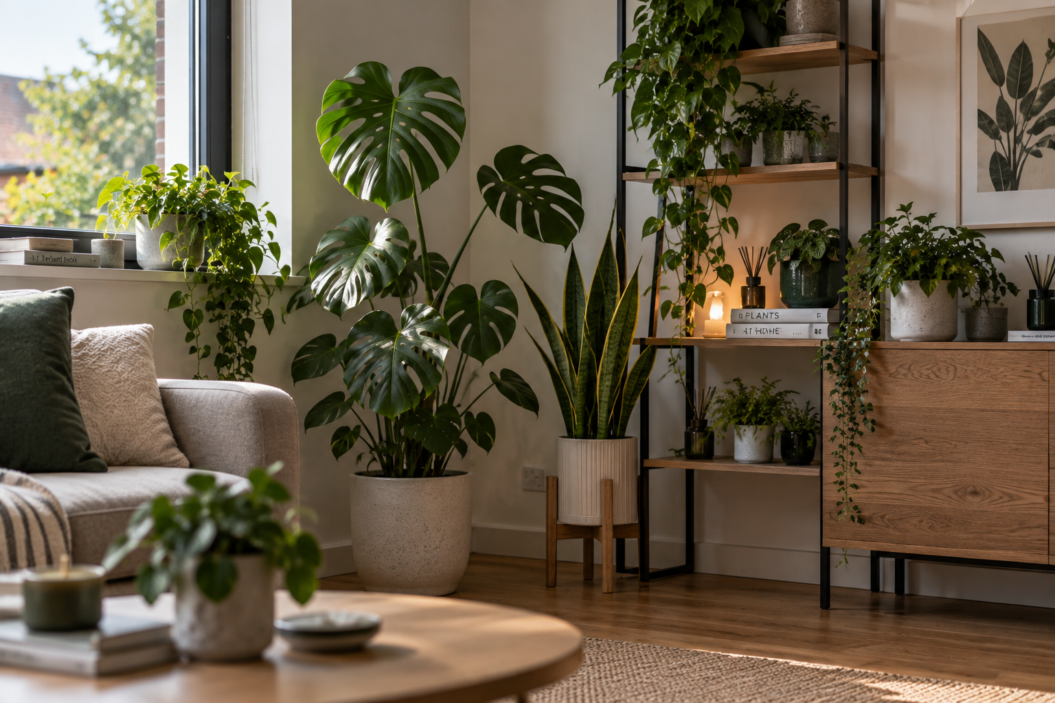 Example of indoor plants