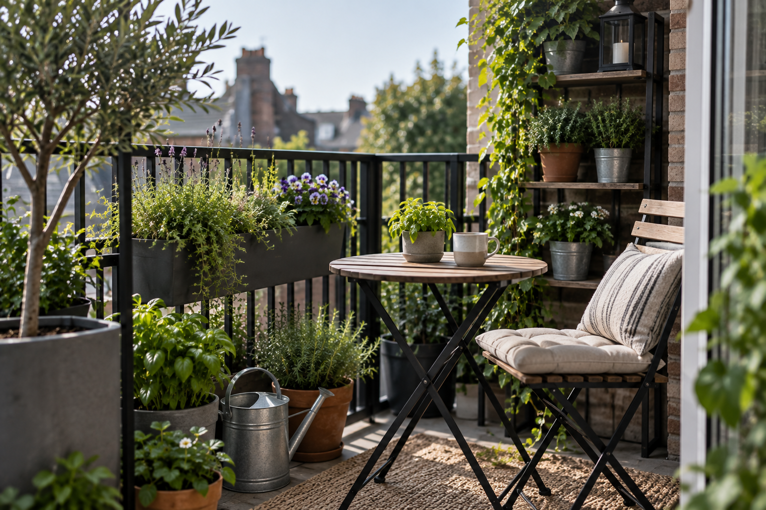 Example gardening in a small space